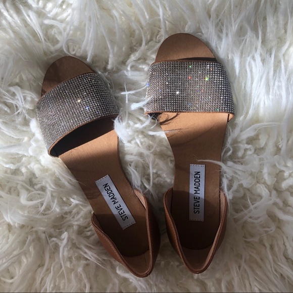 Steve Madden Shoes - Steve Madden sidestep flats in diamond sparkles NEW IN BOX